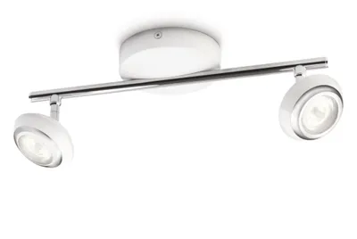 Produktbild von Philips myliving Spot 571723116, 2 Glühbirne(n), LED, 4 W, 2700 K, 220-240, Weiß