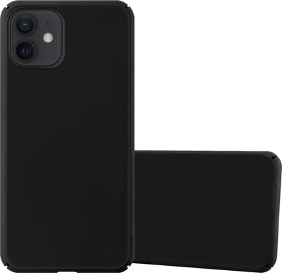 Produktbild von Cadorabo Hülle für Apple iPhone 12 MINI Schutzhülle in Schwarz Hard Case Handy Hülle Etui