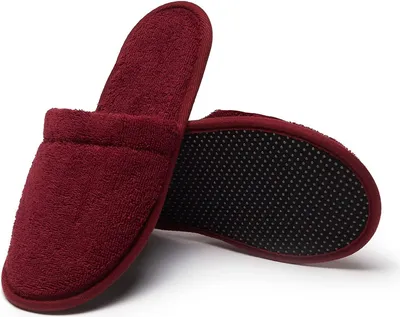 Produktbild von Badepantoletten, 1 Paar, Größe: 38-42 oder 43/46, Farbe:Bordeaux, Größe:38-42 (S / M)