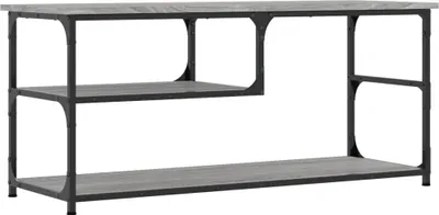 Obrázok produktu pre vidaXL TV skrinka Grey Sonoma 103x38x46,5 cm z dreva a ocele