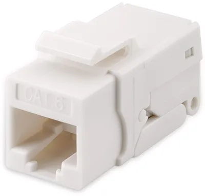 Obrázek produktu pro Goobay 95742, Plochý, Bílá, RJ-45, IDC, Samice, Cat6