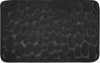 Produktbild von WohnDirect weiche Memoryschaum Badematte LONDON Schwarz 50 x 80 cm