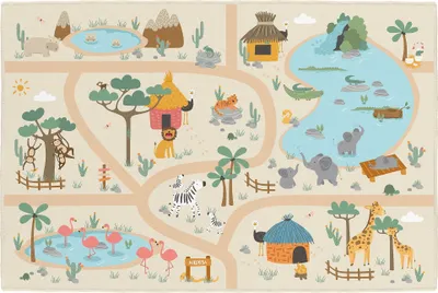 Produktbild von Achoka Spielteppich "Little Savannah"