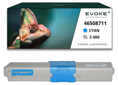 Immagine prodotto di Toner per OKI 46-C332XC 46508711 Blu (ciano) | Sostituzione per C 332 DN 332 DNw MC 332dn 363 DN 363 DNW MC 363 N