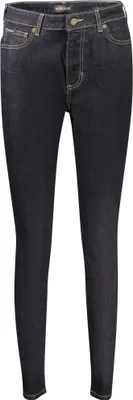 Produktbild von Damen Skinny Jeans Blau mit 5 Taschen und Reißverschluss