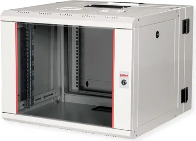 Produktbild von ROLINE 19-Zoll Wandgehäuse Pro 7 HE, 600x600 BxT zweiteilig schwenkbar grau