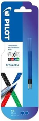 Image de PILOT Mine de rechange FRIXION 4 COLORS blister de 2 pièces bleu