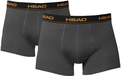 Produktbild von 2 er Pack Head Herren Boxer Boxershorts Basic Pant Unterwäsche , Farbe:862 - dark shadow, Bekleidungsgröße:XL
