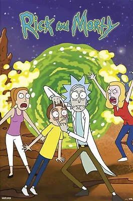 Produktbild von Poster Rick and Morty Portal II 61x91.5cm