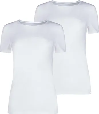 Produktbild von Skiny Damen T-Shirt Baumwolle Essentials 2-Pack white - Größe 36