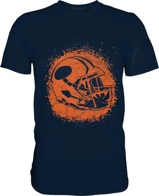 Produktbild von American Football Helm T-Shirt – Navy / XL