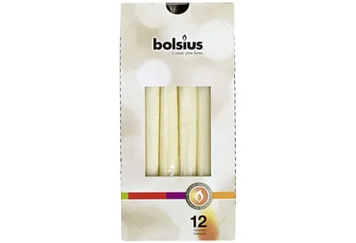 Zdjęcie produktu dla Bolsius Świeca Szpica bezzapachowa kremowa 25 cm