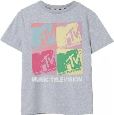 Obrázok produktu pre MTV - Tričko pre dievčatá NS7328 (158-164) (sivá škvrnitá)