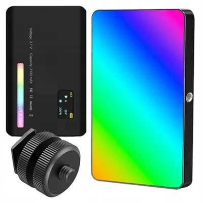 Zdjęcie produktu dla Profesjonalne światło fotograficzne LED - 360 kolorów, 20 trybów