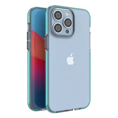 Produktbild von Spring Case Iphone 14 Pro Max Silikonhülle mit Rahmen Hellblau