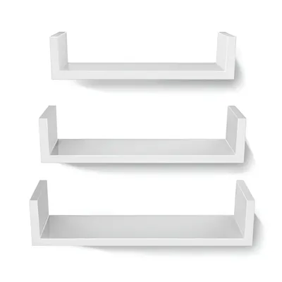 Produktbild von Wandregal 3er Set weiß