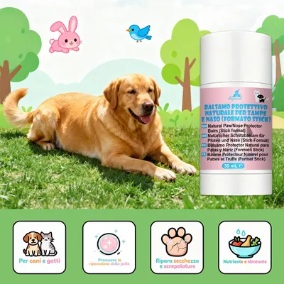 Produktbild von Pfotenbalsam natürlich, 30 ml, für Hunde und Katzen, Pfotenschutz