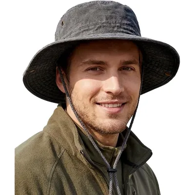Produktbild von Sonnenhut Herren Großer Kopf – Bushhut Anglerhut Outdoor Wandern & Golf