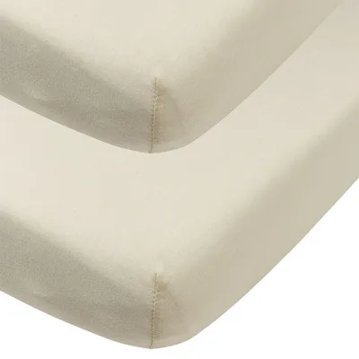 Produktbild von Meyco Spannbetttuch 2er Pack für Kinderbett 70