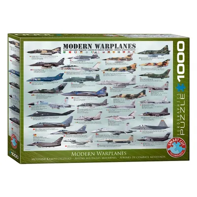 Zdjęcie produktu dla Puzzle 1000 Modern Warplanes 6000-0076