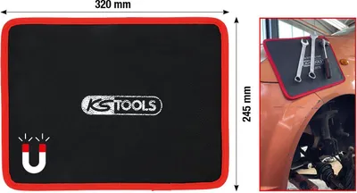Zdjęcie produktu dla KS-Tools 800.0175 Mata magnetyczna 320 x 245 mm