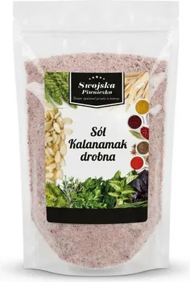 SÓL CZARNA HIMALAJSKA DROBNO Mielona KALA NAMAK 500g