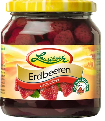 Produktbild von Lausitzer Erdbeeren 580ml