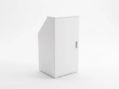 Immagine prodotto di VDD – Armadio – Armadio guardaroba – Armadio contenitore – Armadio a muro inclinato – Bianco