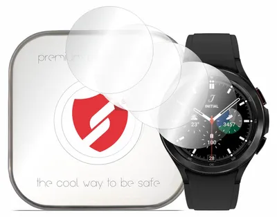Produktbild von Smart Protection Premium Classic Schutzfolie (4 Stück) für Samsung Galaxy Watch4 Classic 46mm – transparent