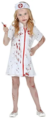 Produktbild von Zombie Krankenschwester Kinderkostüm 128