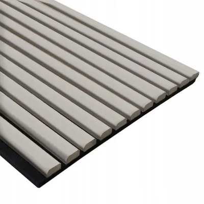 Zdjęcie produktu dla Lamele na filcu 270x30 Ścienne Panele Akustyczne Sandgrau Szare 11L