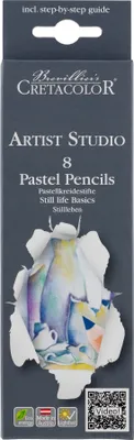Produktbild von Cretacolor Pastellstifte Set - 8 Stück Künstler Farbstifte kreativ