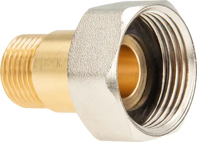 Produktbild von tecuro Verschraubung 1 Zoll Überwurfmutter x 1/2 Zoll Außengewinde -  Messing CW617N