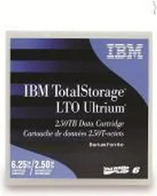 Productafbeelding van IBM LTO Ultrium 6, 10: 45 °C, 10 - 80, 885 m, 105,4 x 102 x 21,5 mm, 200 g