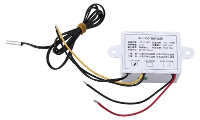 Digitaler Thermostat 12V, Temperaturregler mit Sonde