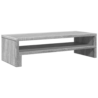 Zdjęcie produktu dla vidaXL Podstawa pod monitor szara Sonoma 54x22x15 cm Materiał drewnopochodny