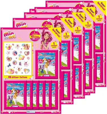 Immagine prodotto di Mia and Me - Serie 8 - Gli unicorni magici di Mia - Adesivi da collezione - 5 Multipack