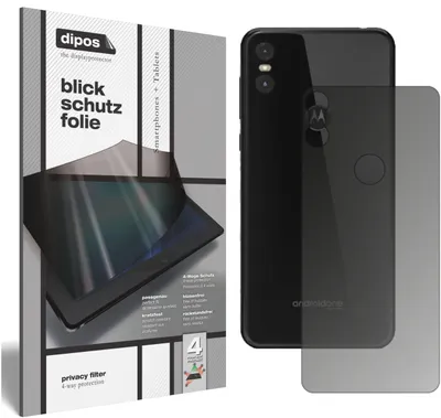 Produktbild von Motorola One Rückseite Blickschutzfolie matt Schutzfolie Folie Display Schutz