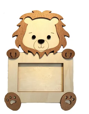Productafbeelding van Houten Fotolijst met Tafelstandaard voor Kinderen