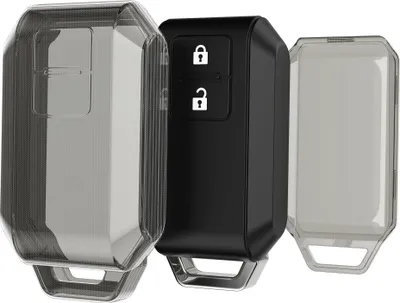 Produktbild von kwmobile Schlüsselhülle für Suzuki 2-Tasten Autoschlüssel Keyless Go Hülle - Autoschlüssel Schlüssel Hülle aus TPU Silikon - Schlüsselschutz Gehäuse