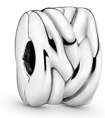 Produktbild von Pandora Charm Clip Geflochten Silber 791774 791774