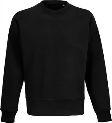 Obrázok produktu pre SOLs 04043 | Uni mikina s okrúhlym výstrihom Authentic XS až 3XL - farba: čierna - veľkosť: 3XL