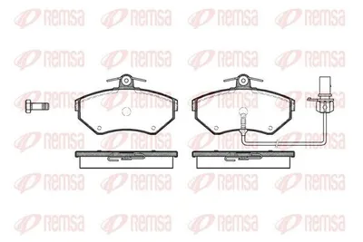Produktbild von REMSA Bremsbeläge Satz Vorne Bremsklötze für AUDI A4 Avant (8ED, B7) 0631.12