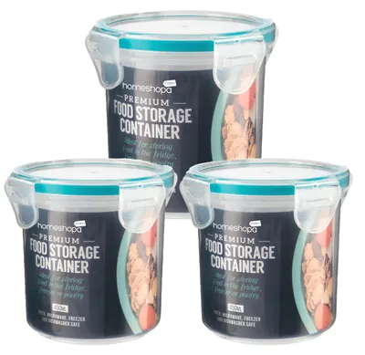 Vorratsdosen 3er-Pack 450 ml luftdicht auslaufsicher BPA-frei