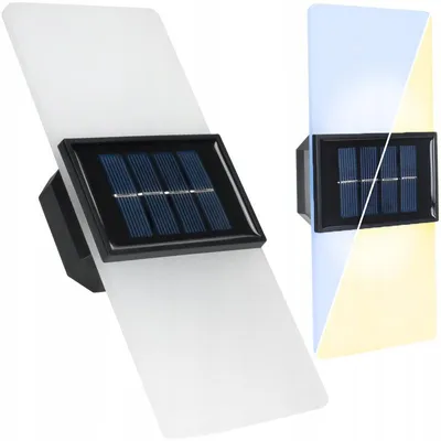 Produktbild von Decorya Solar Wandleuchte LED mit Dämmerungssensor Warm-/Kaltweiß