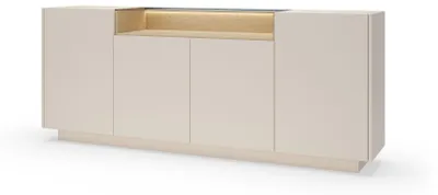 Produktbild von Kommode, beige + cremona Eiche, 203 x 83 x 39,5 cm