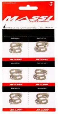 Produktbild von Massi 11s Kettenglied 6 Einheiten Golden  Golden One Size