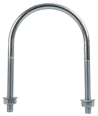 Produktbild von DROMET U-Bügel M10 x 102/163 mm (3 1/2") verzinkt mit Muttern