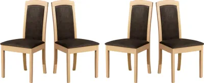 Image de Chaise de salle à manger - Set 4x Roma 8 sonoma, zetta 294