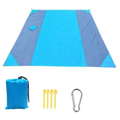 Produktbild von Picknickdecke Wasserdicht 300 x 280 cm Outdoor Campingdecke XXL Stranddecke mit Tragetasche   Wärmeisoliert